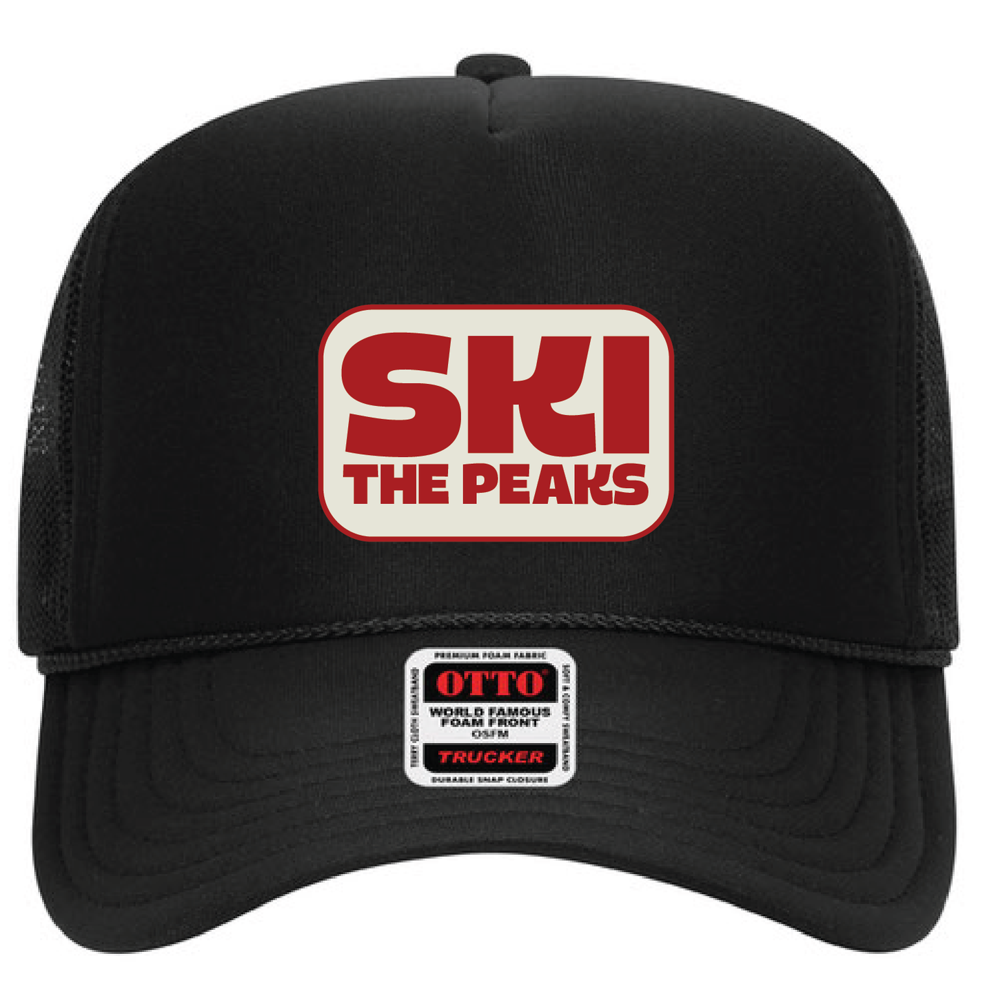 Ski The Peaks Adult Trucker