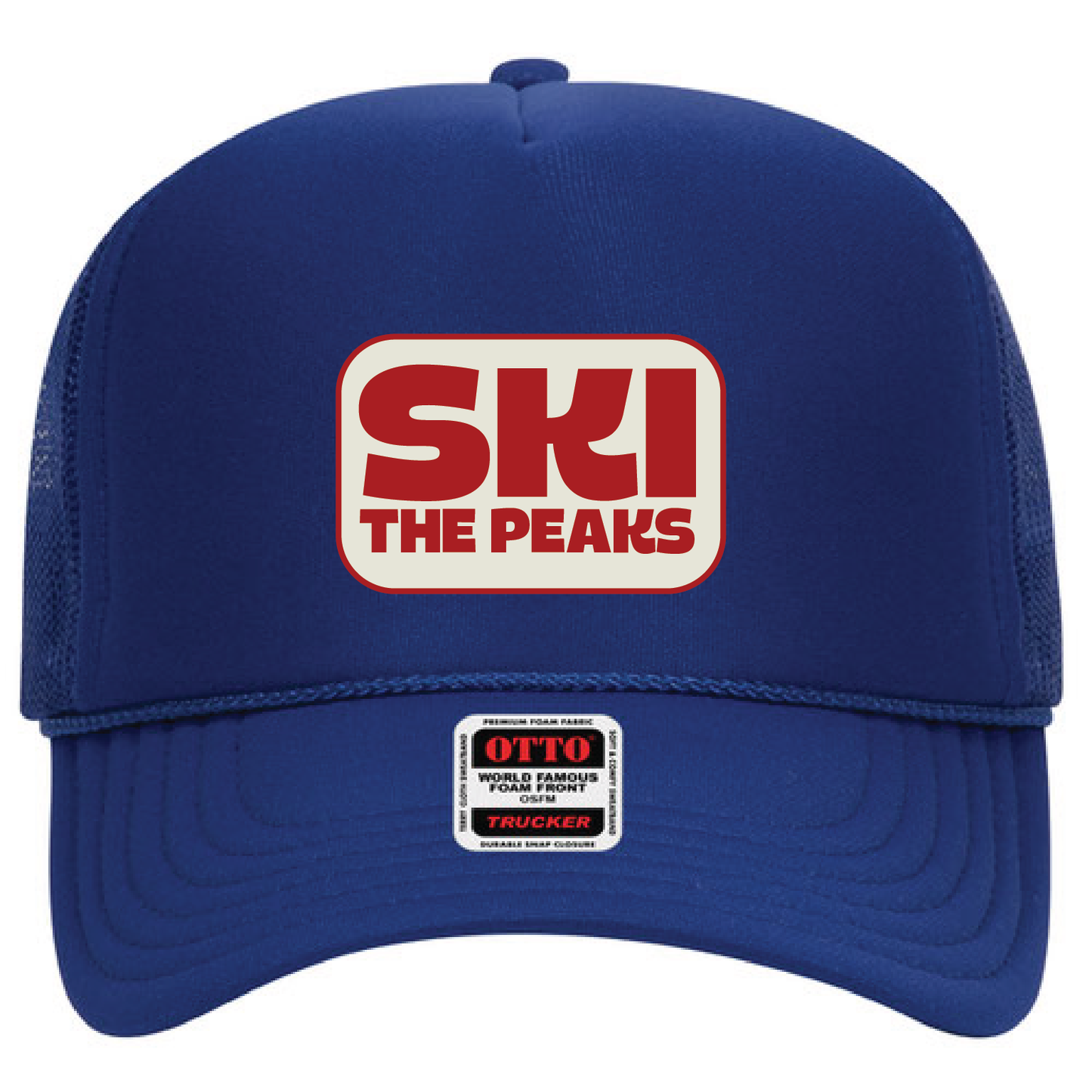 Ski The Peaks Adult Trucker