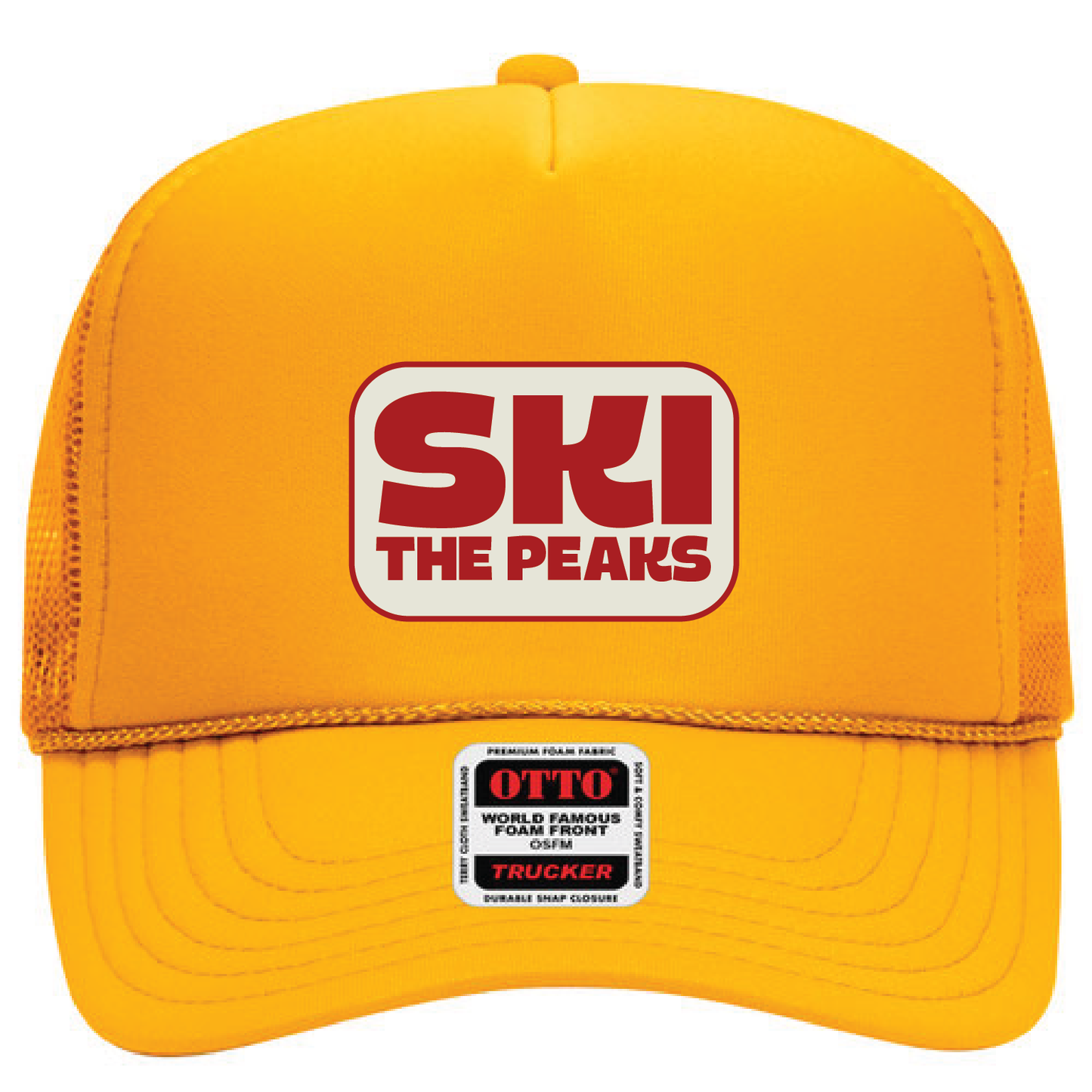 Ski The Peaks Adult Trucker
