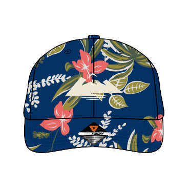 Georgian Peaks Adjustable Fit Cap-Floral Patterned