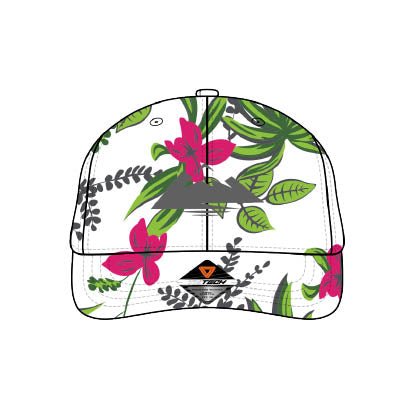 Georgian Peaks Adjustable Fit Cap-Floral Patterned