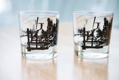 Georgian Peaks Whiskey Glasses