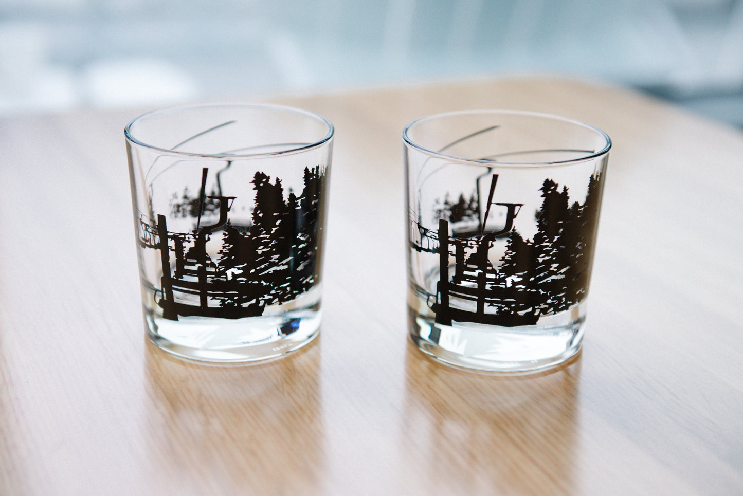 Georgian Peaks Whiskey Glasses